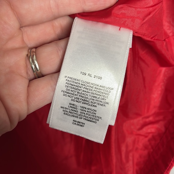 Columbia Sportswear Red Omni Tech Waterproof Hooded Jacket Womens Sz XS! - Picture 5 of 7